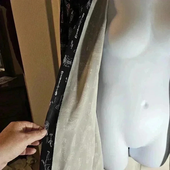 Maggie Barnes Black And White Button Up Plus Size Shirt Sz 2X - Picture 4 of 7